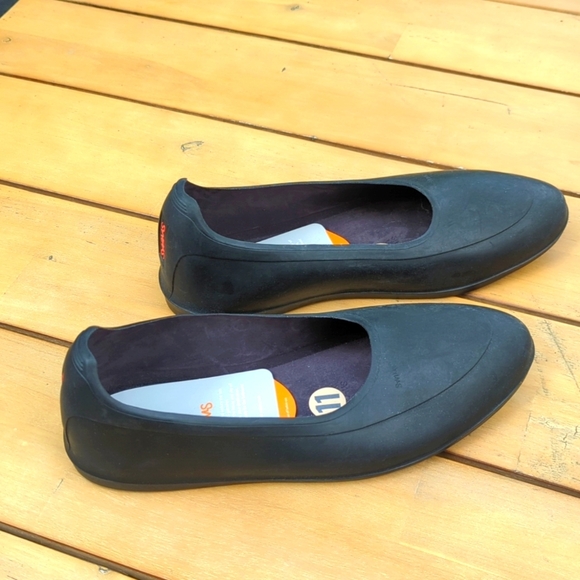 Men's Black SWIMS Rubber Galoshes - Size 11 NWT - Picture 2 of 8